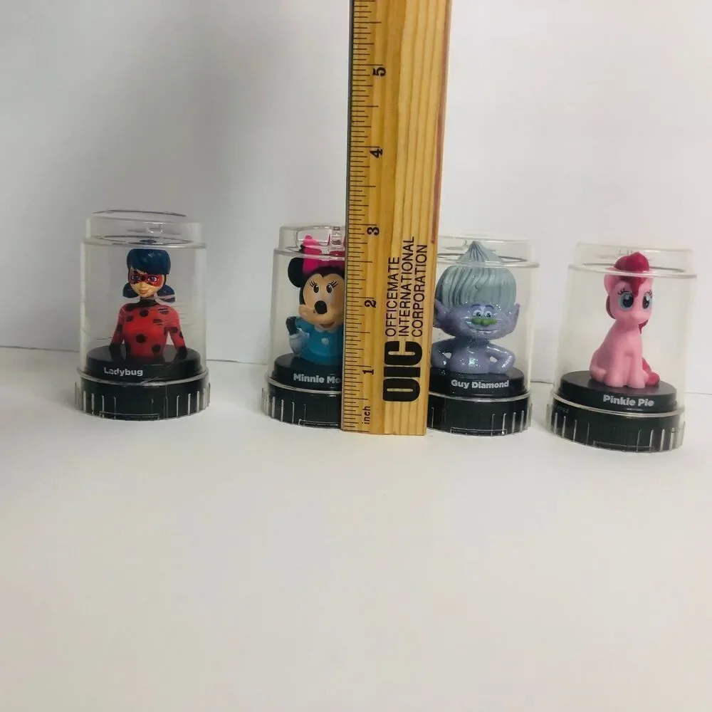 good 2 grow podz bottle toppers girls lot of 4 ladybug minnie guy diamond pinkie